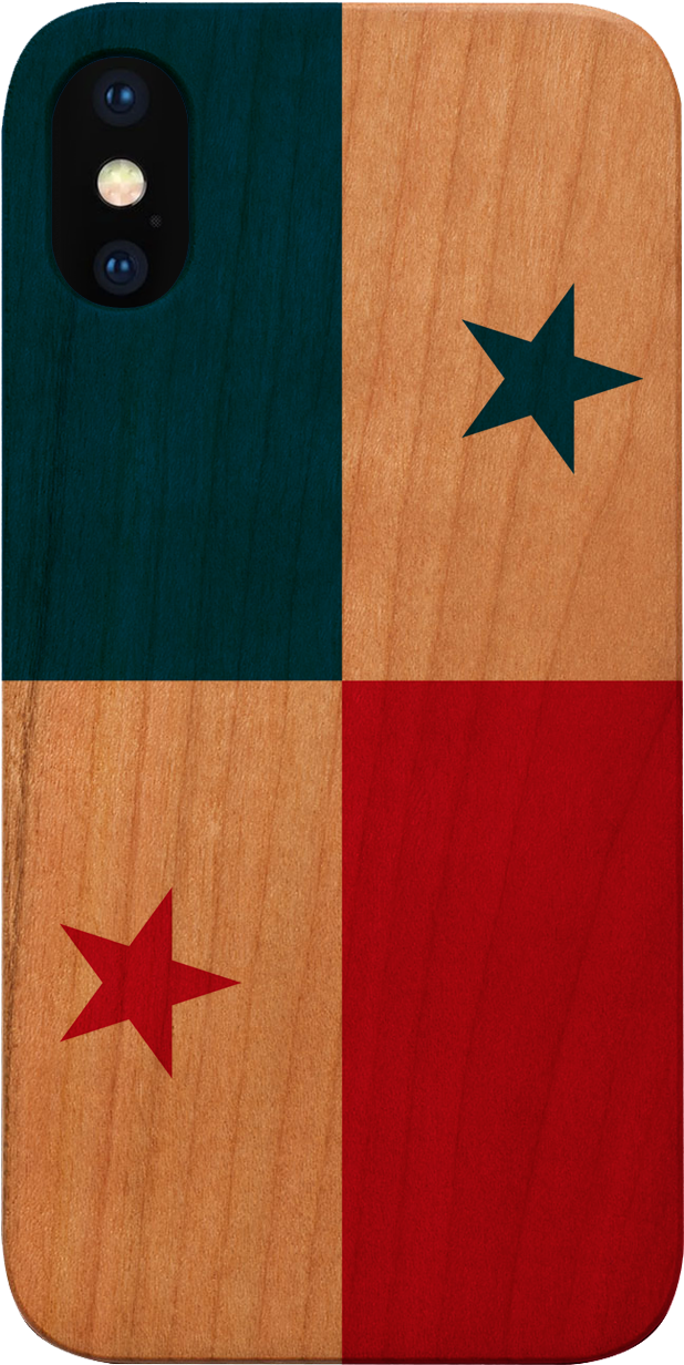 Panama Flag Inspired Phone Case Design PNG