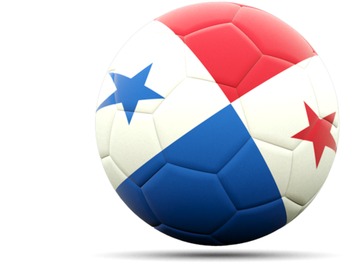 Panama Flag Soccer Ball PNG