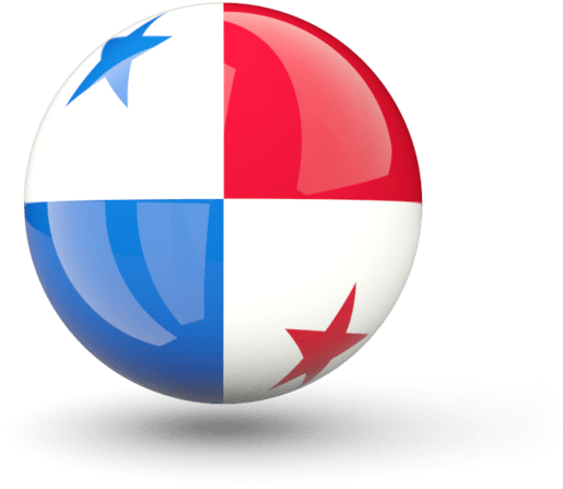 Panama Flag Sphere3 D Render PNG