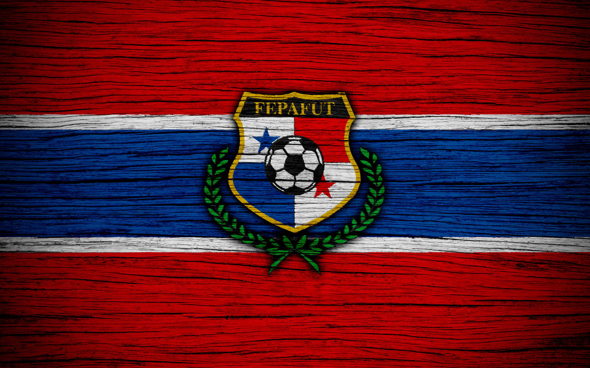 Bandiera Della Squadra Di Calcio Panamense Sfondo