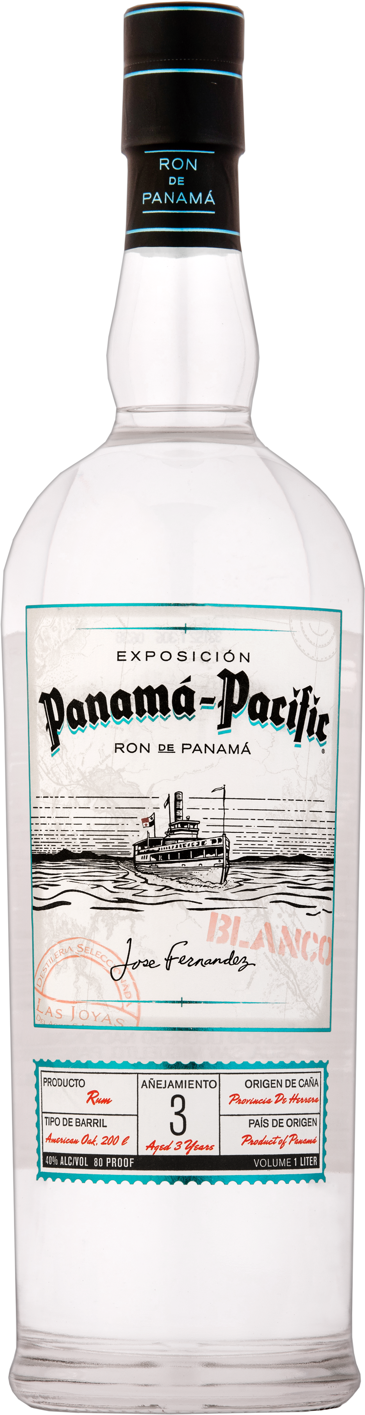 Panama Pacific Rum Bottle PNG