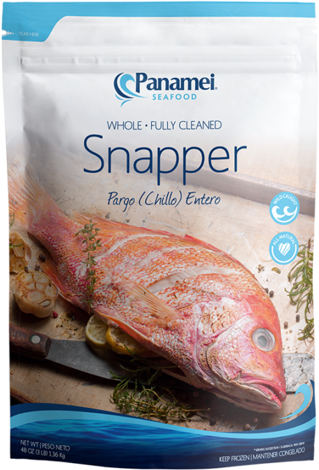 Panamei Seafood Snapper Package PNG