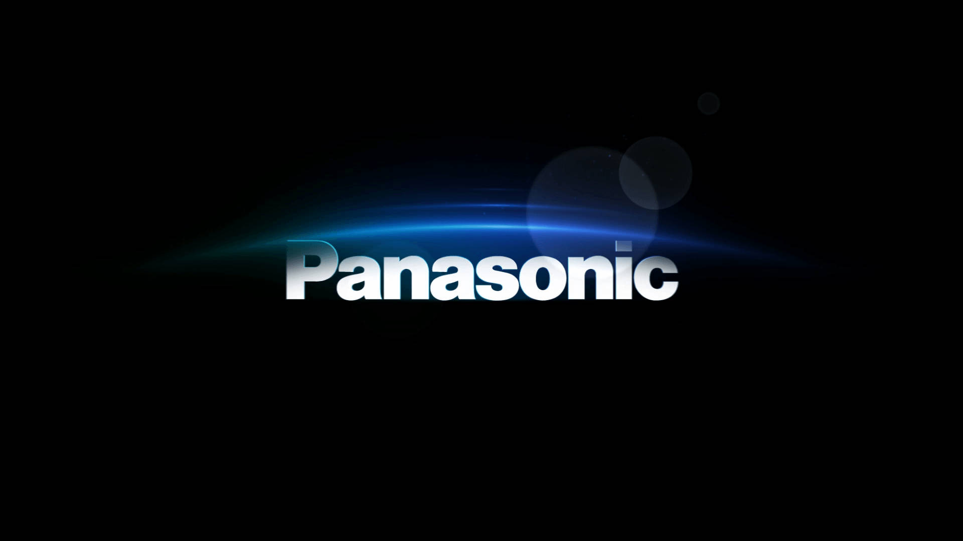 Panasonic Blå Og Sort Wallpaper