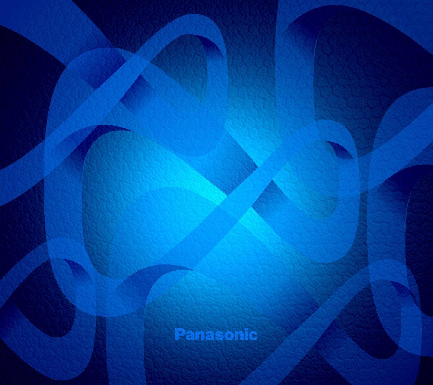 Panasonicblått Abstrakt. Wallpaper