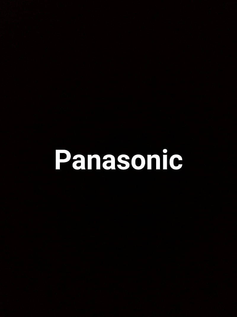 Panasonic Brand Black Wallpaper