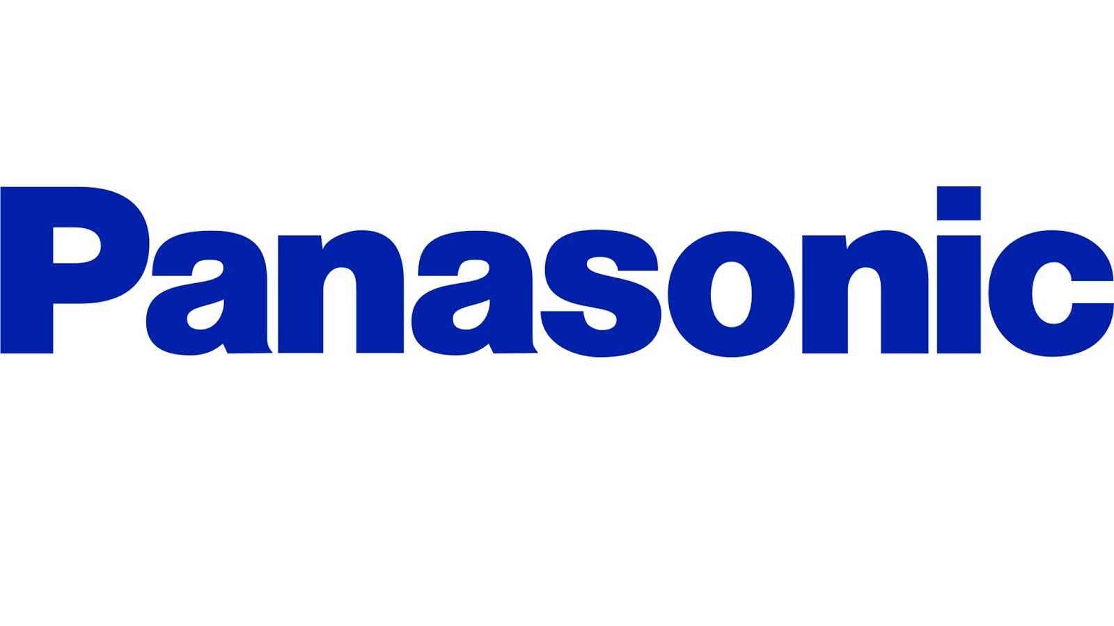 Panasonic Blu Scuro In Bianco Sfondo