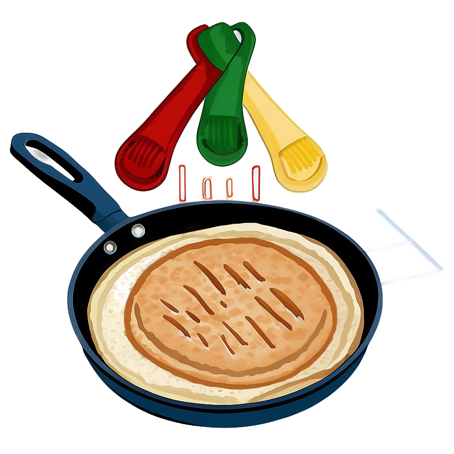 Download Pancake Cooking On Griddle Png Fci96 | Wallpapers.com