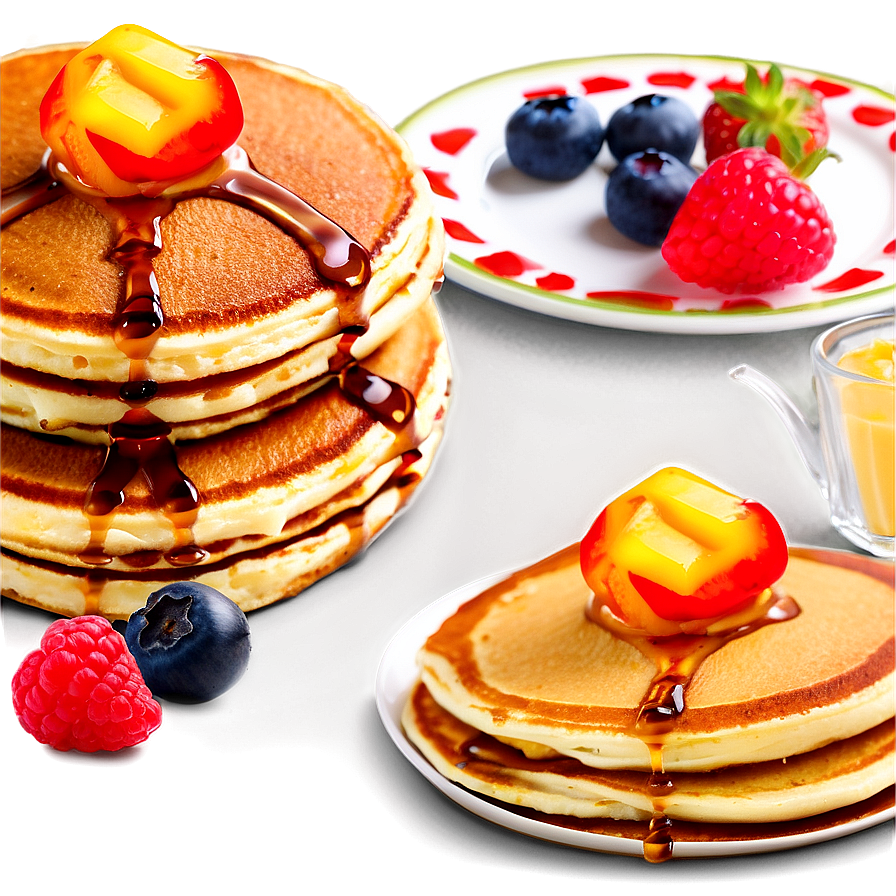 Pancake Stack Breakfast Png 05212024 PNG