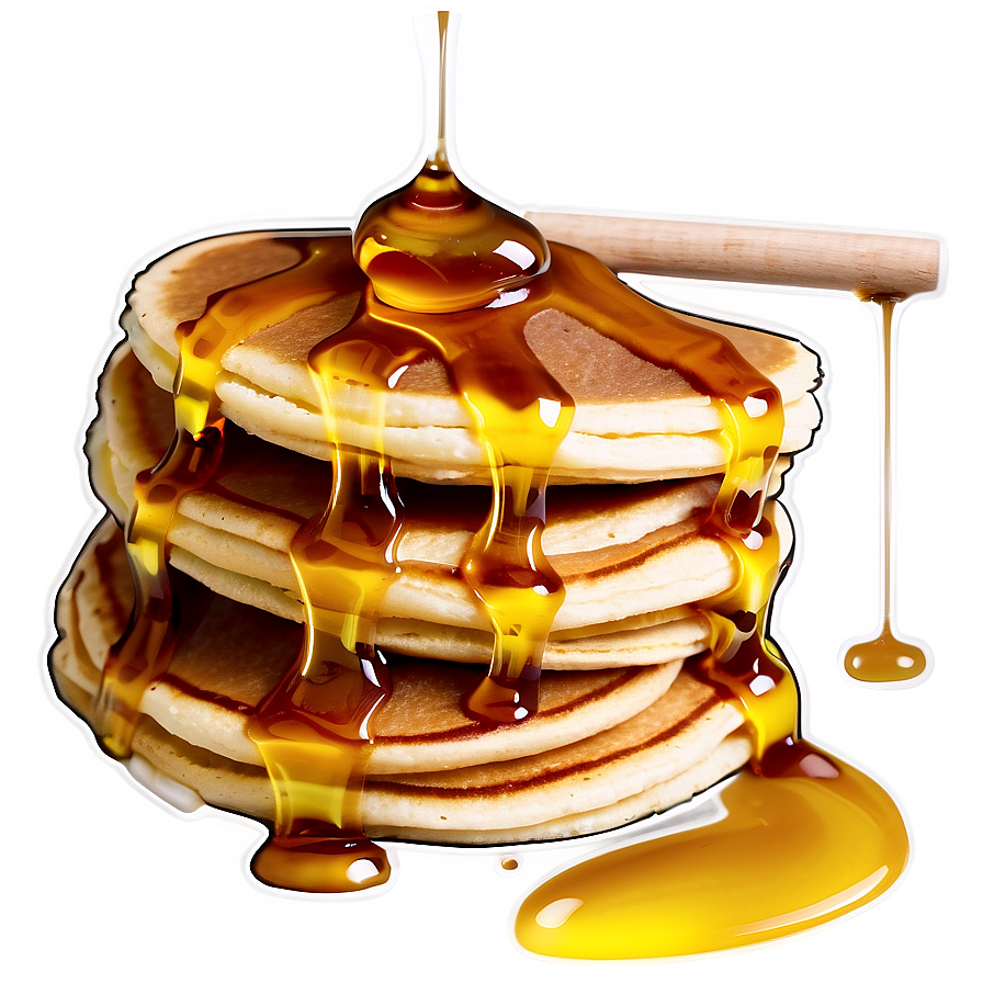 Pancake Stack With Honey Png Vbi PNG