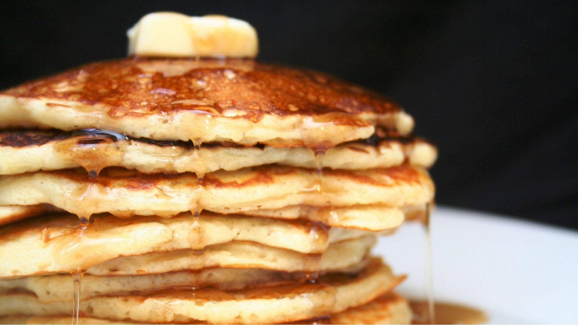 Pancakes With Honey And Butter