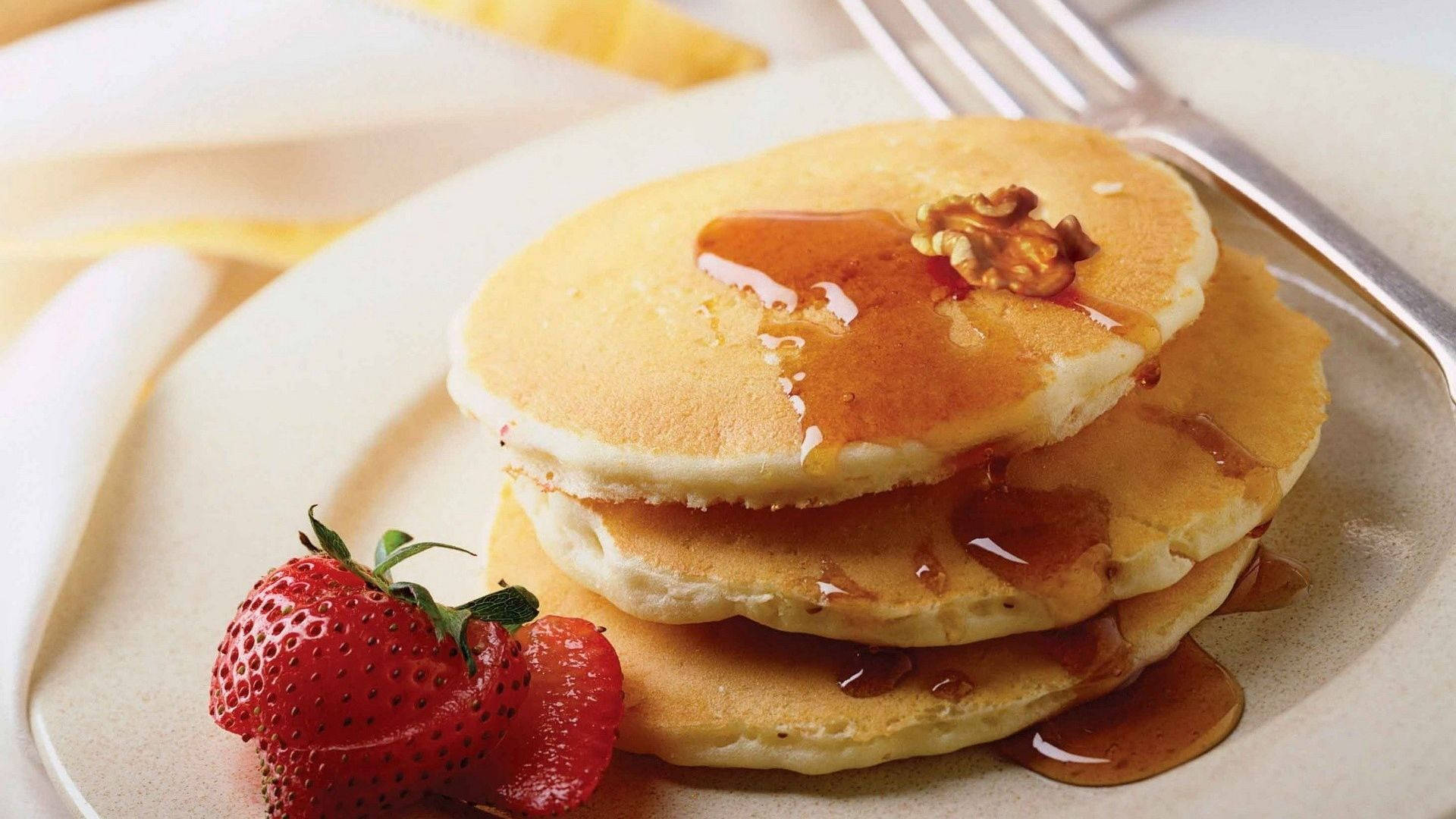 Pancakes With Sweet Syrup
