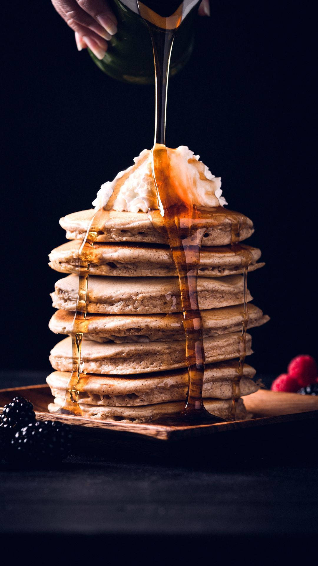 Pancakes With Whipped Cream