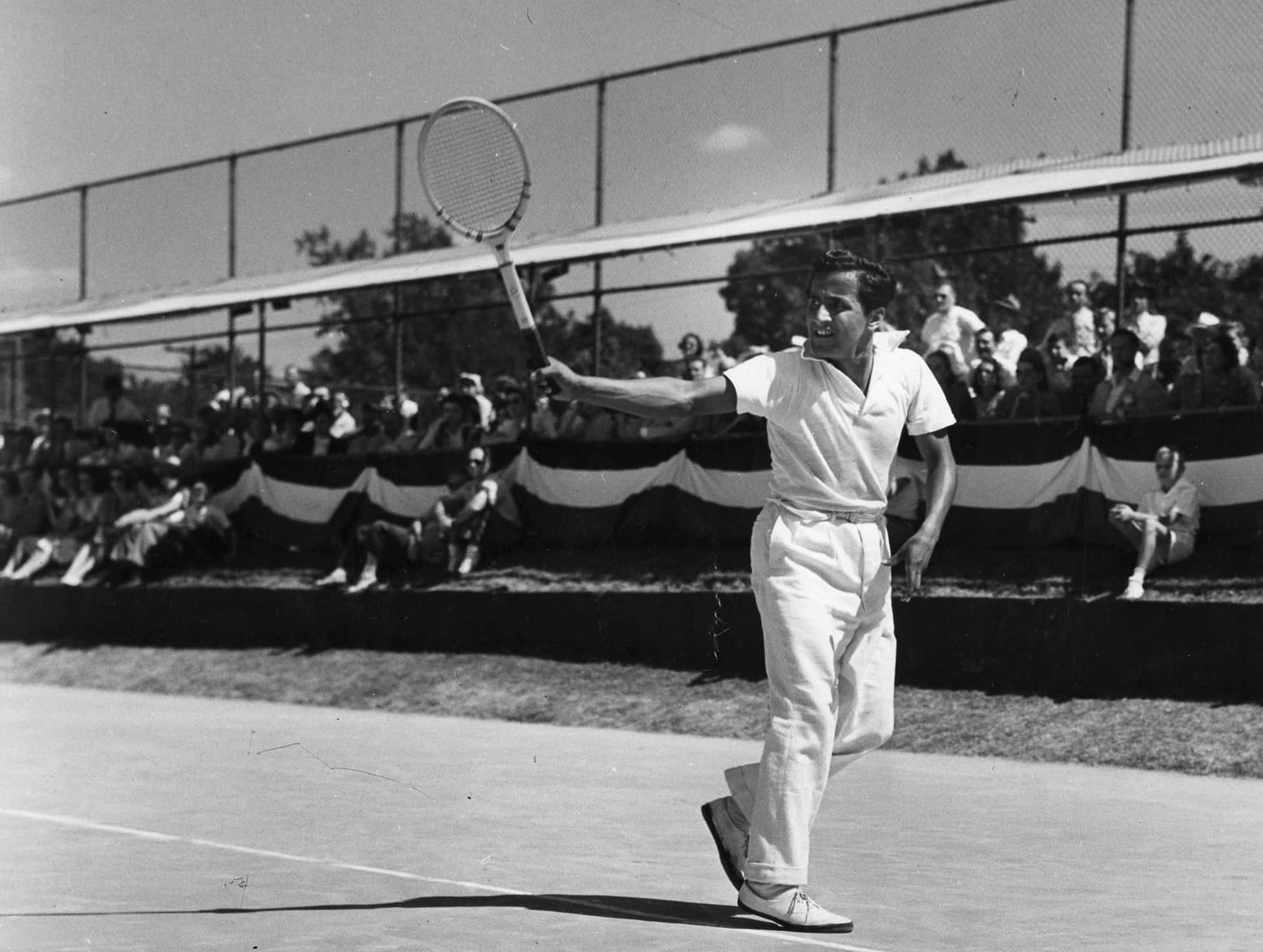 Pancho Segura 1944 Cincinnati Tennistävling Wallpaper