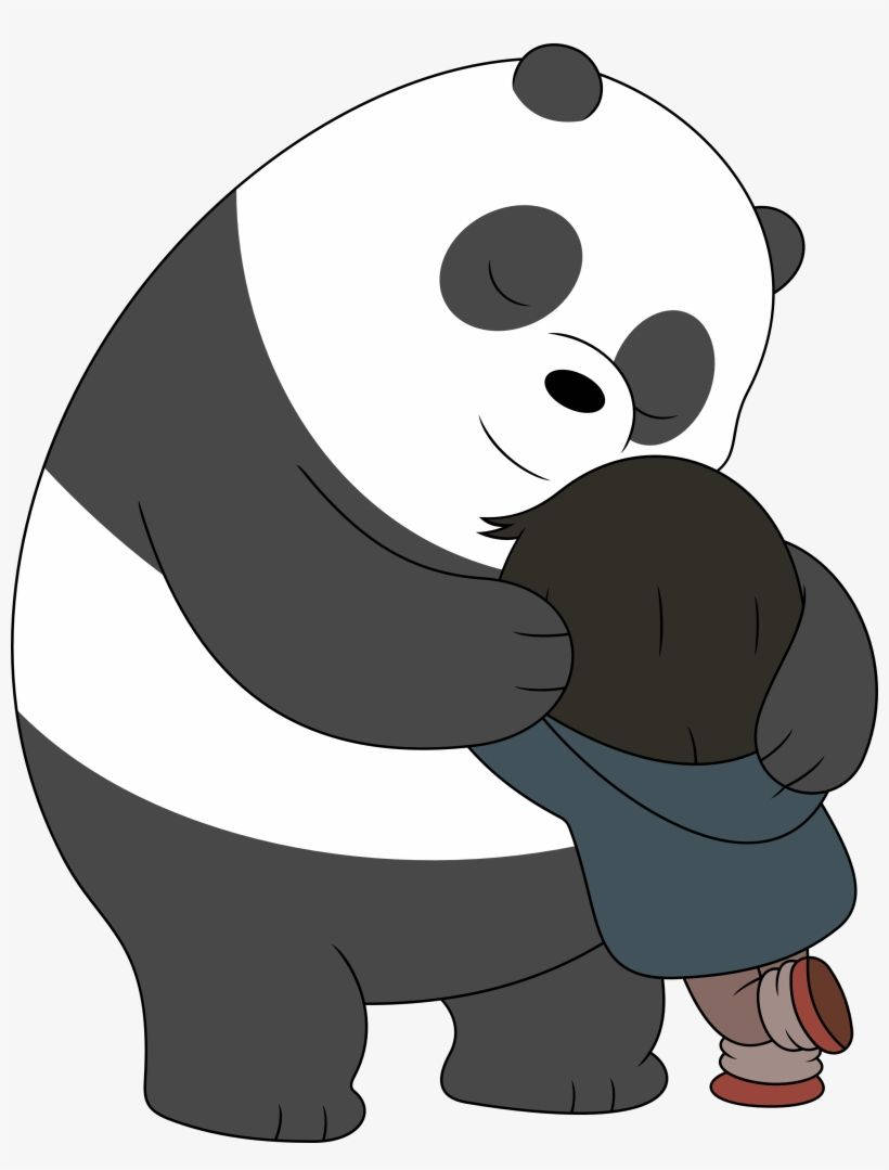Panda And Chloe We Bare Bears Wallpaper