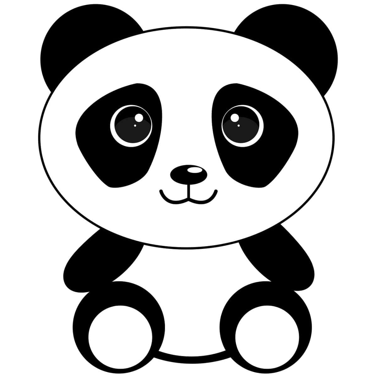Ensød Panda, Der Spiser Løv I Sit Naturlige Habitat.