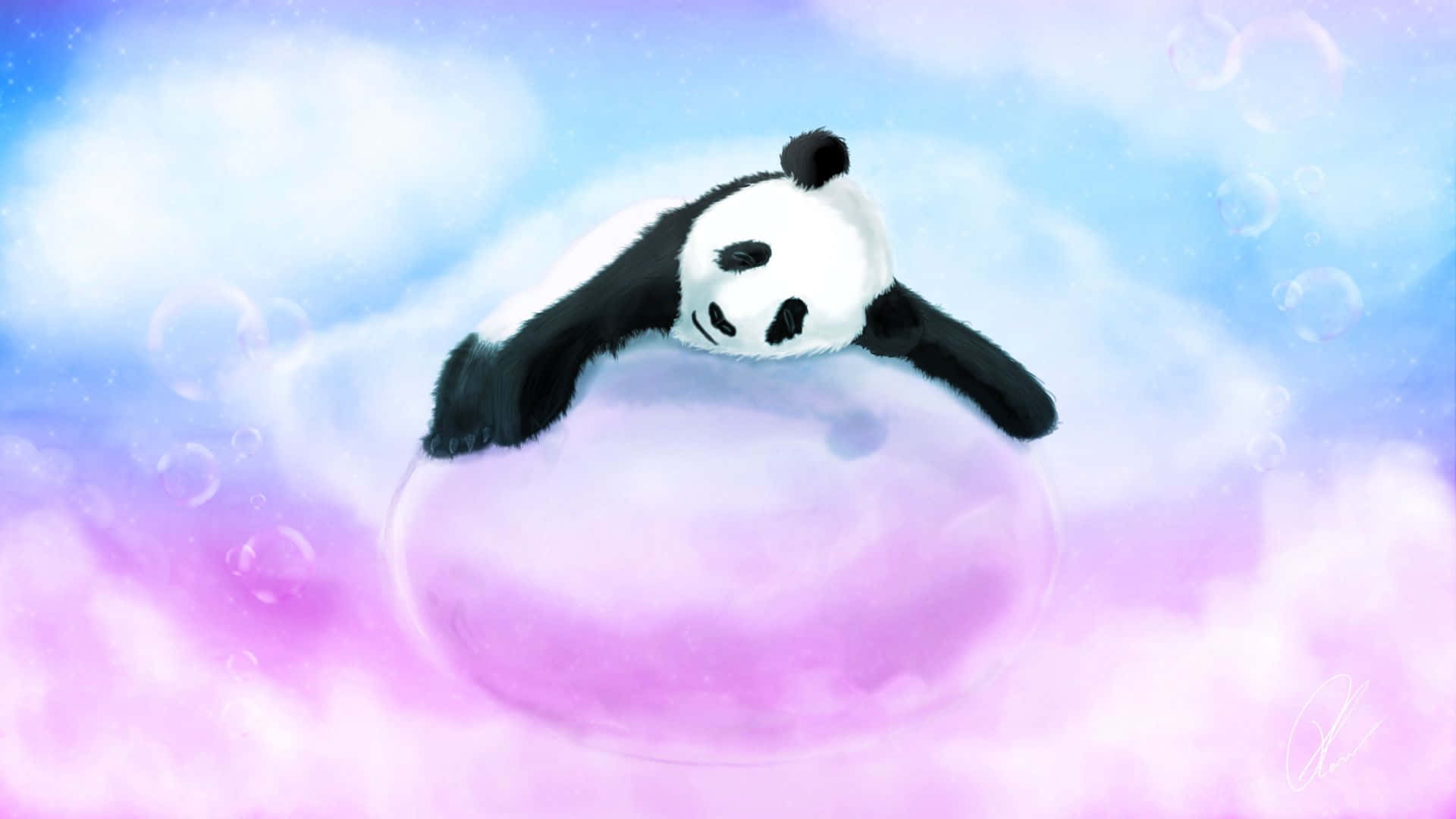 Denkæmpe Panda - En Af Naturens Mest Charmerende Dyr.