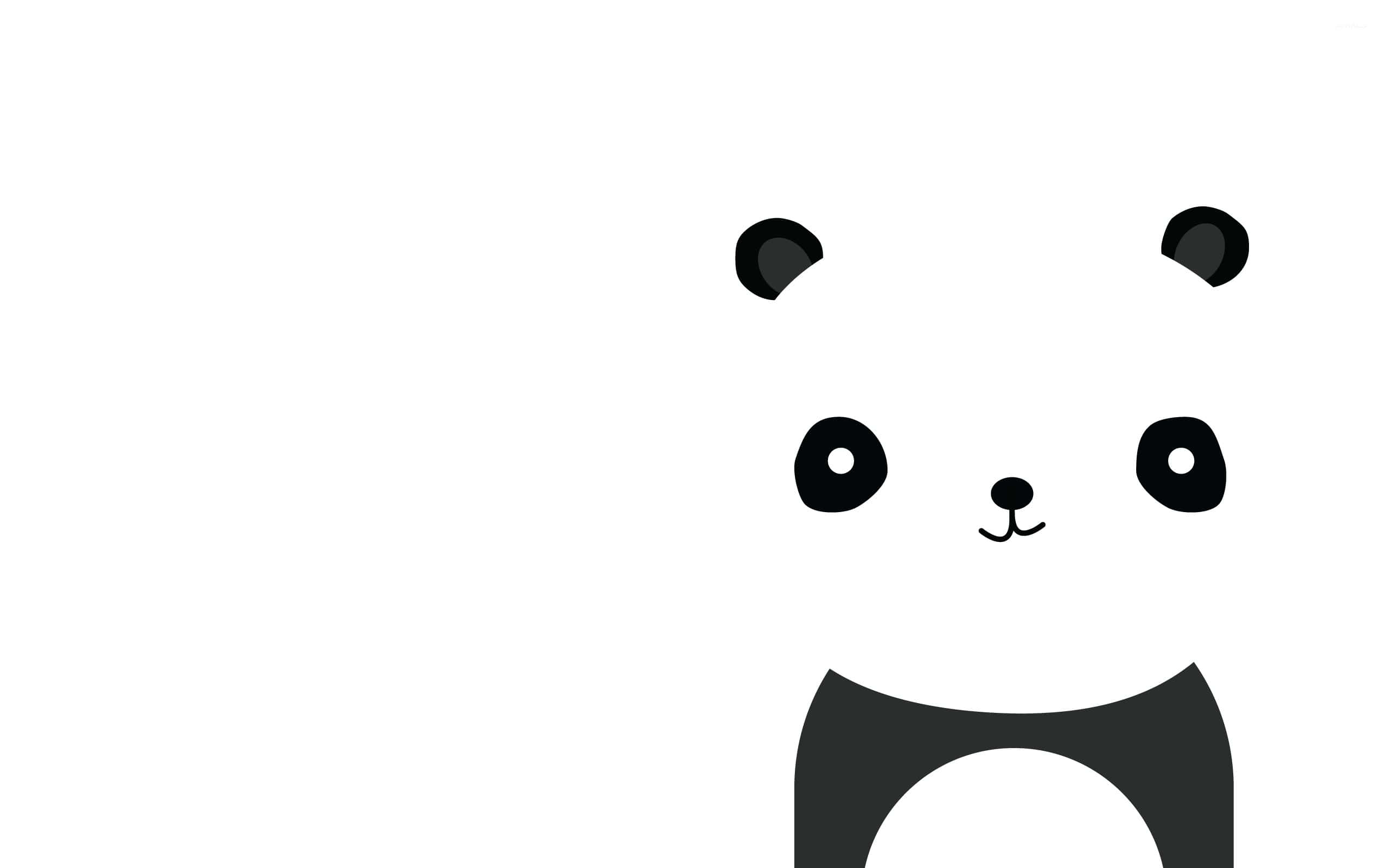 Bildav En Bedårande Panda Som Äter Bambu