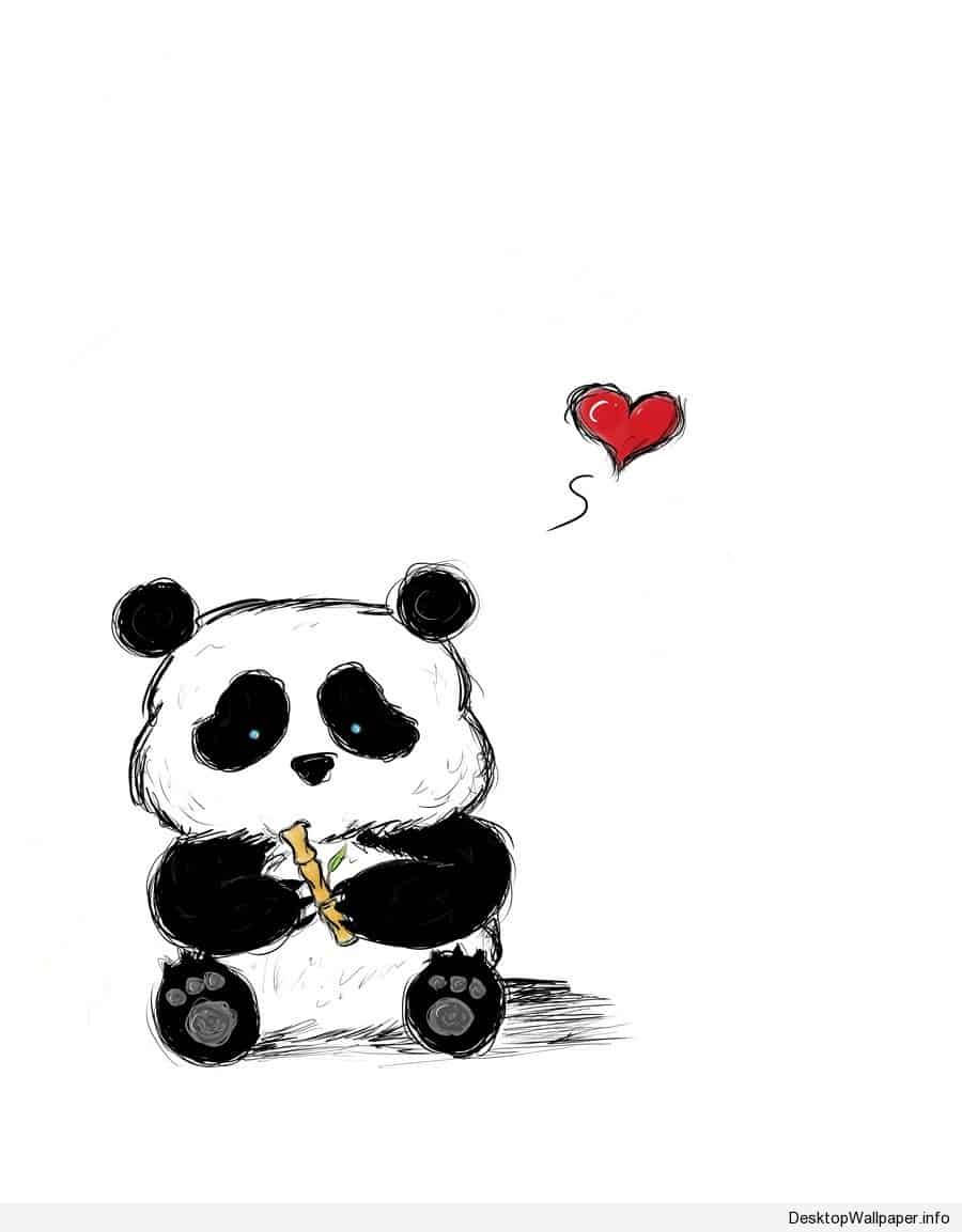 Panda Bamboo Flute Background