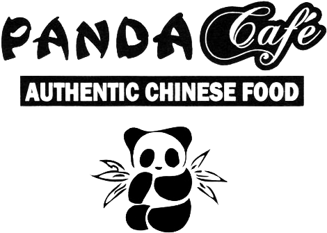 Panda Cafe Chinese Food Logo PNG