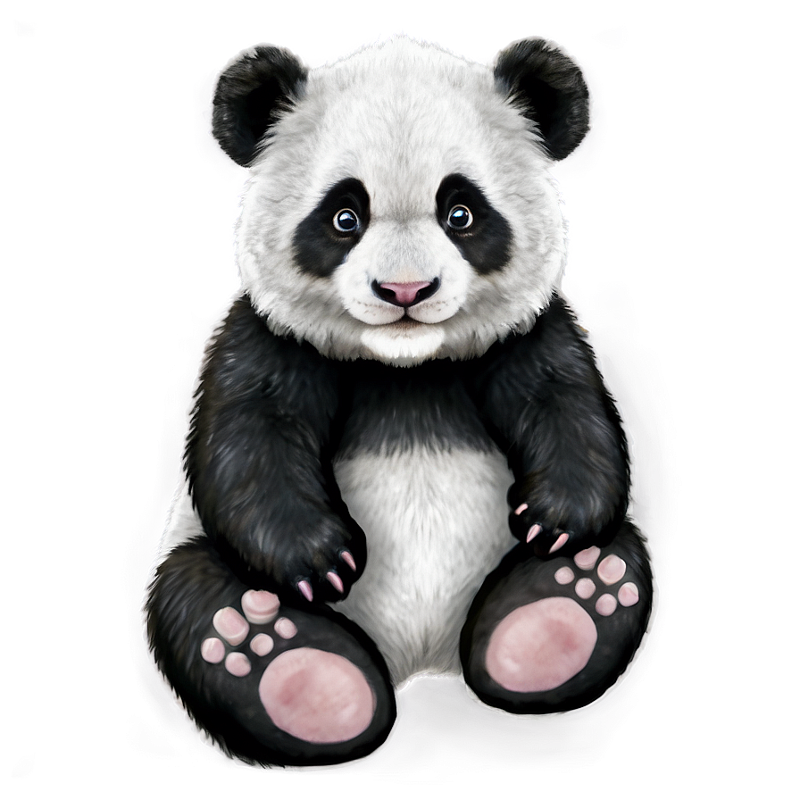 Download Panda Cub Fluffy Png Qcy93 | Wallpapers.com