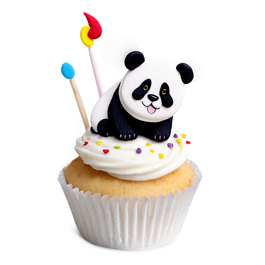Panda Cupcake Topper Png Oto73 PNG