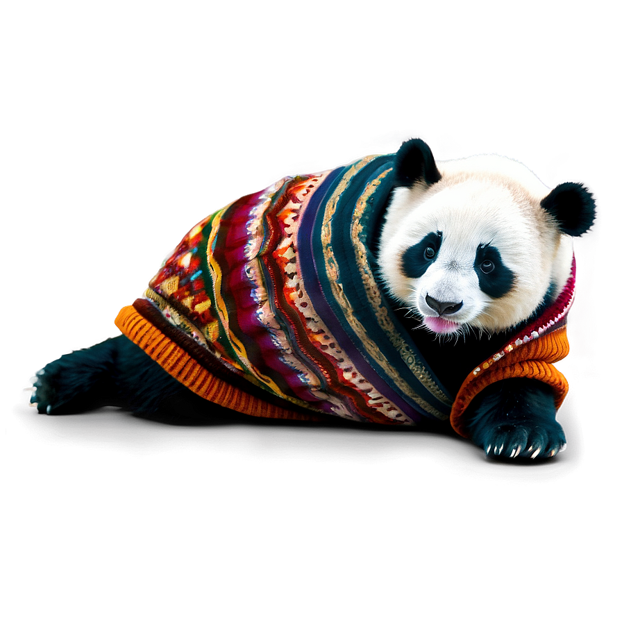 Panda In A Sweater Png Gsc14 PNG