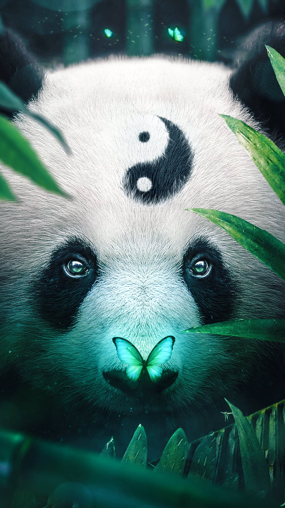 Panda Jungle Iphone Wallpaper