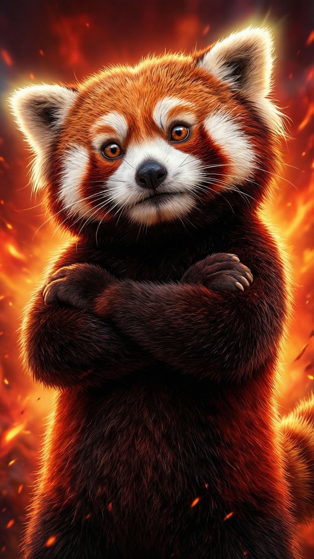 Panda Power Pose Achtergronden