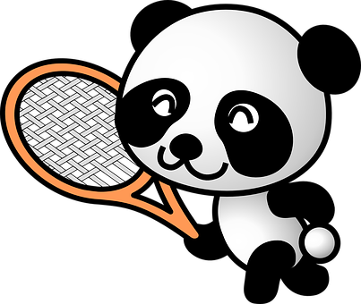Panda Tennis Logo PNG