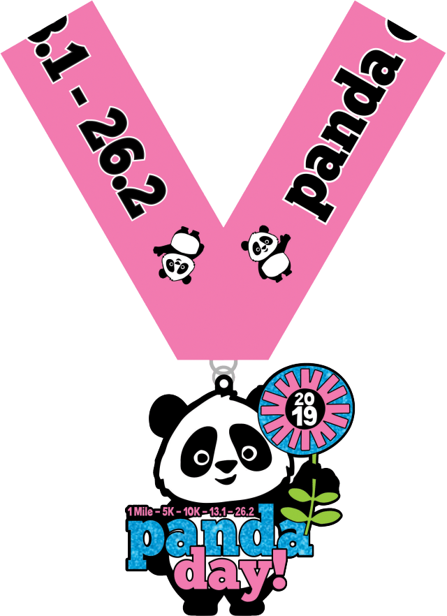 Panda Themed Race Medal2019 PNG