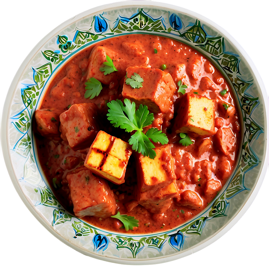 Paneer Tikka Masala Curry Png 06252024 PNG
