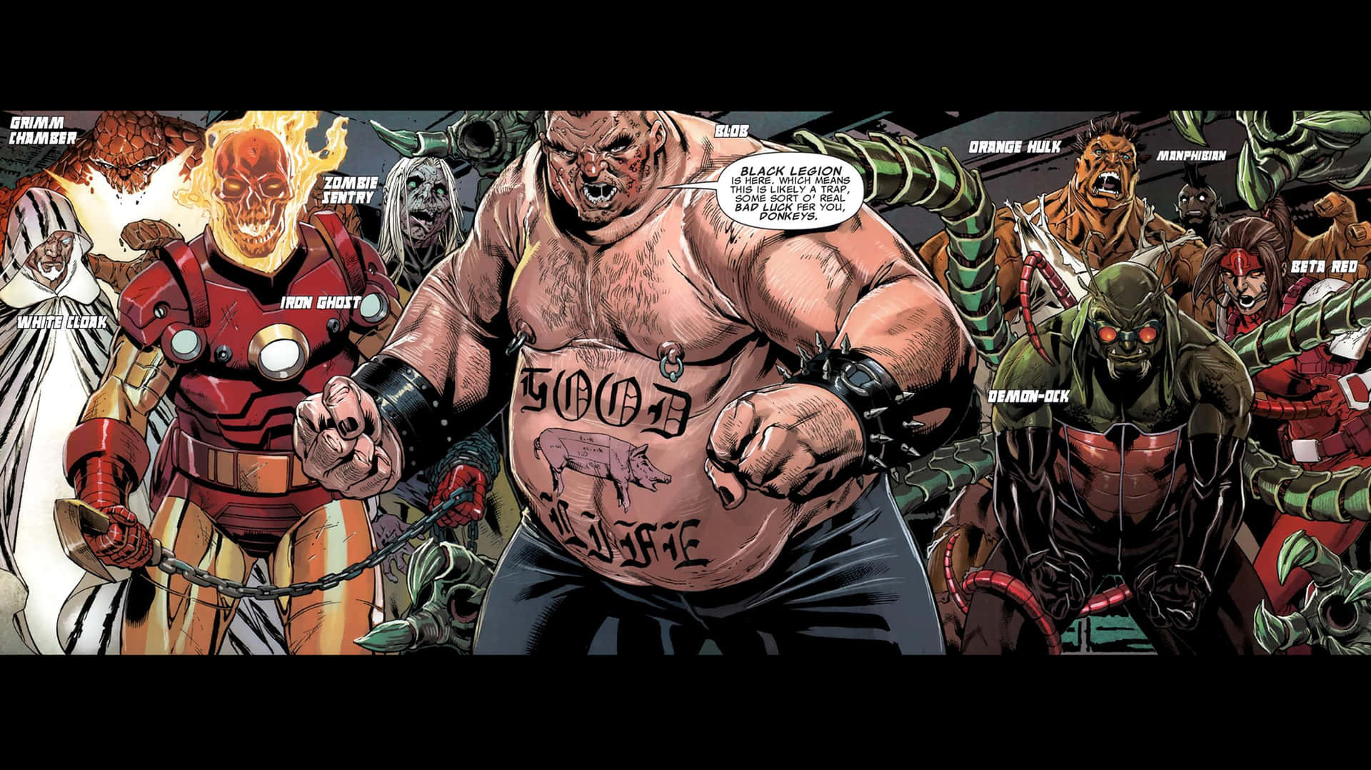 Panel From Uncanny X-Men Wallpaper