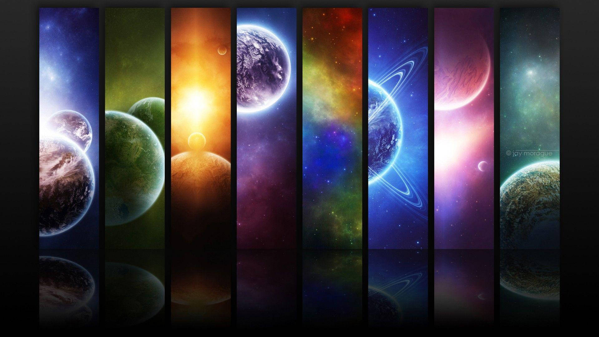 Panels Of Planets Cool Pc
