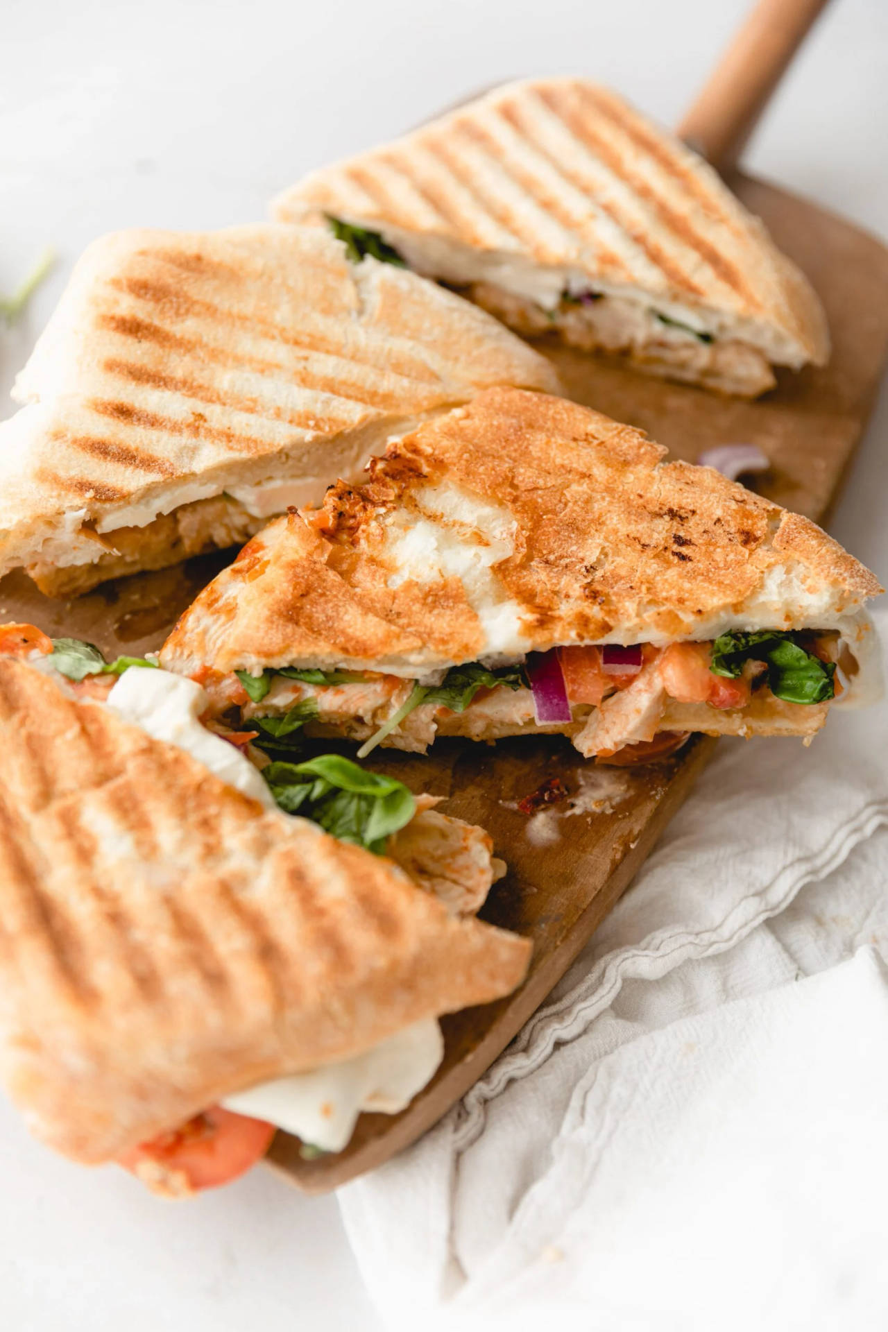 A Fresh and Appetizing Panera Bread Sandwich Wallpaper