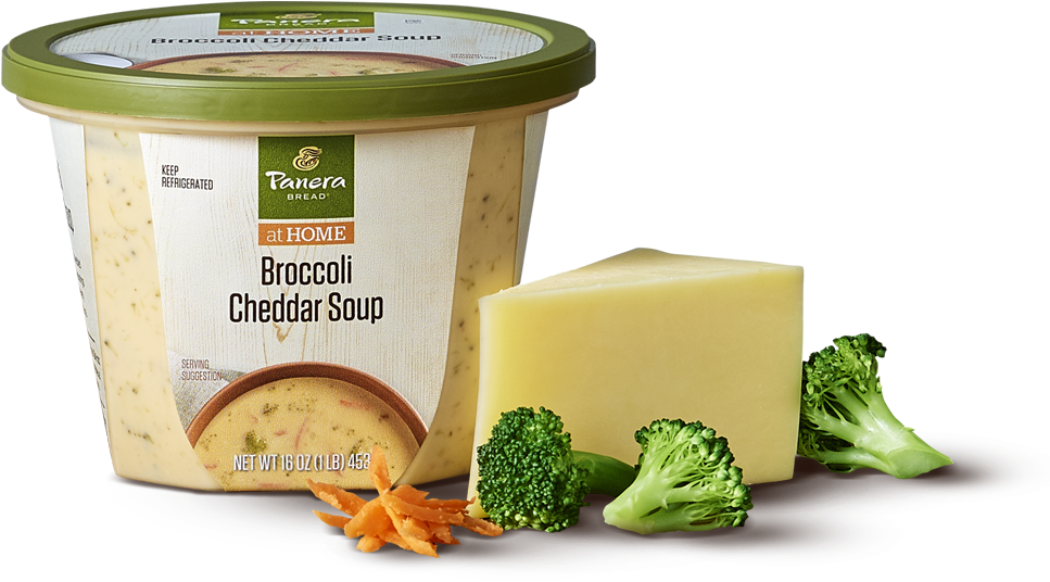 Panera Broccoli Cheddar Soup Packaging PNG