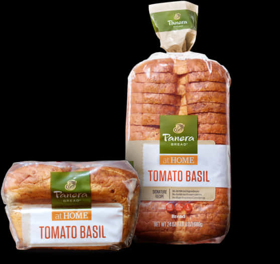 Panera Tomato Basil Bread Packaging PNG