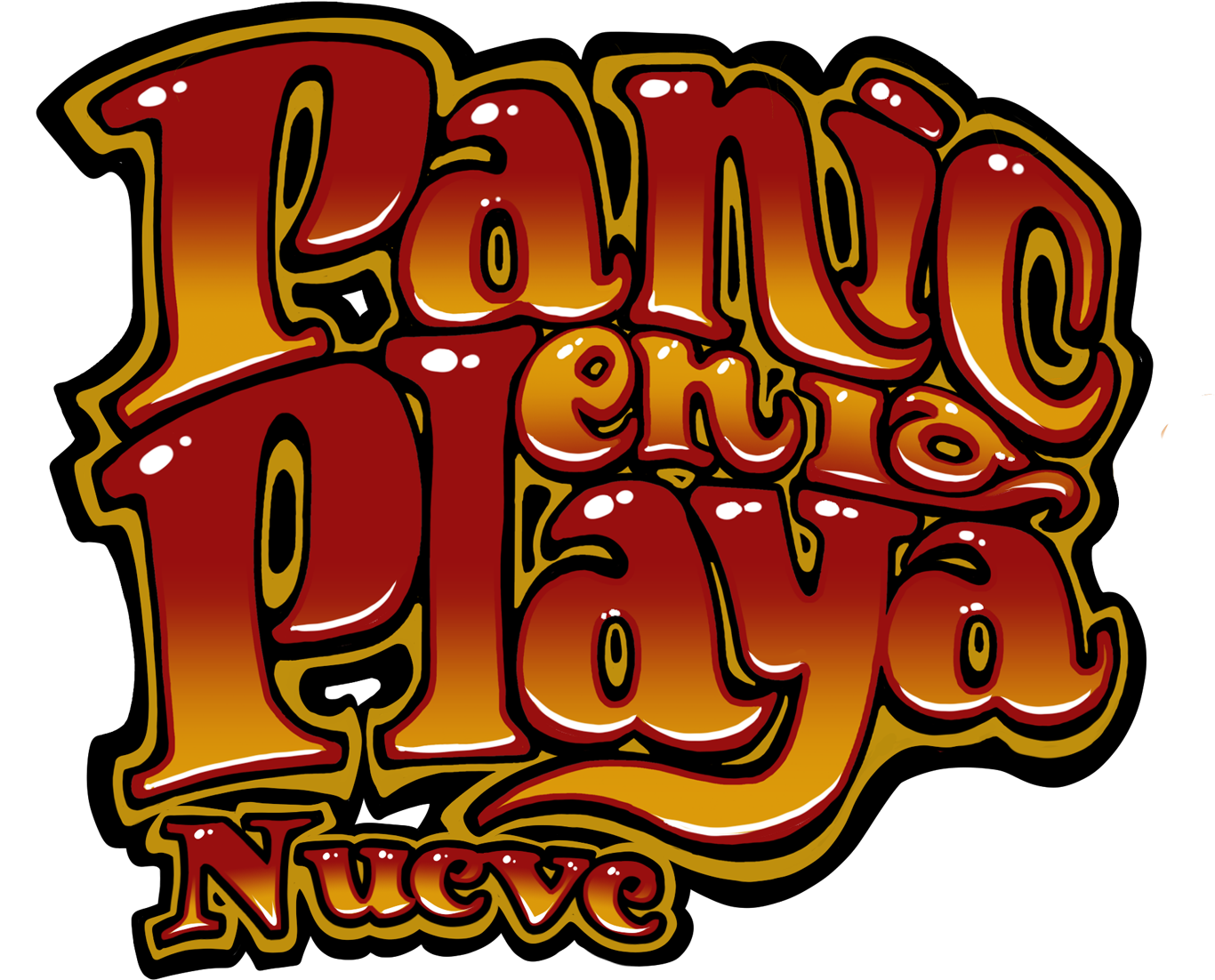 Panic En La Playa Nueve Logo PNG