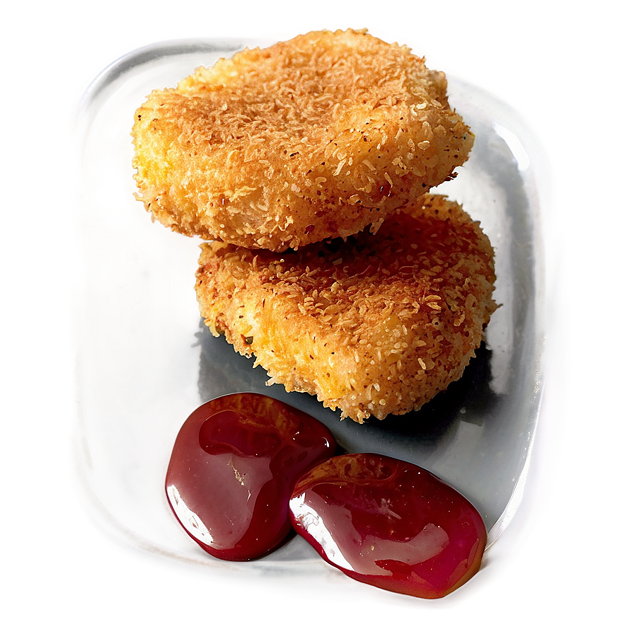 Panko Crusted Chicken Nuggets Png Wup PNG