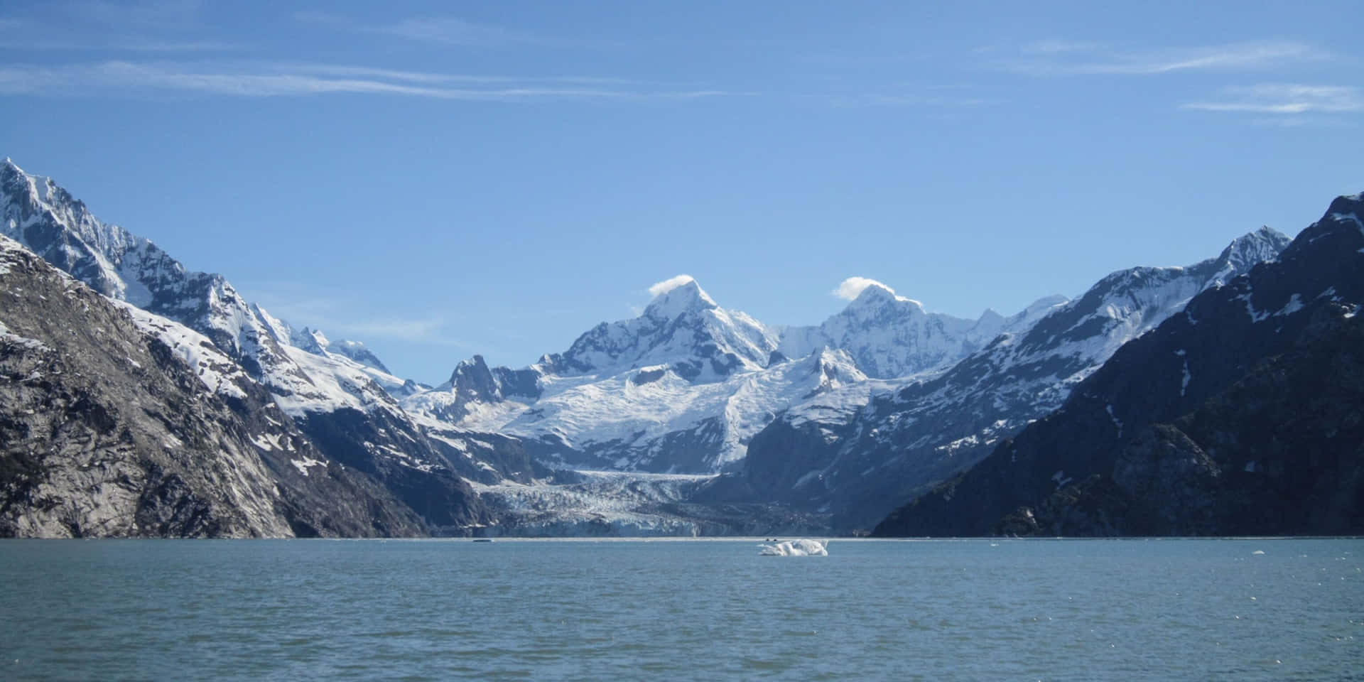 Panoramic Glacier Bay National Park Mountain Wallpaper