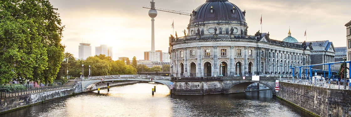 Panoramic Photo Of Museum Island Picture