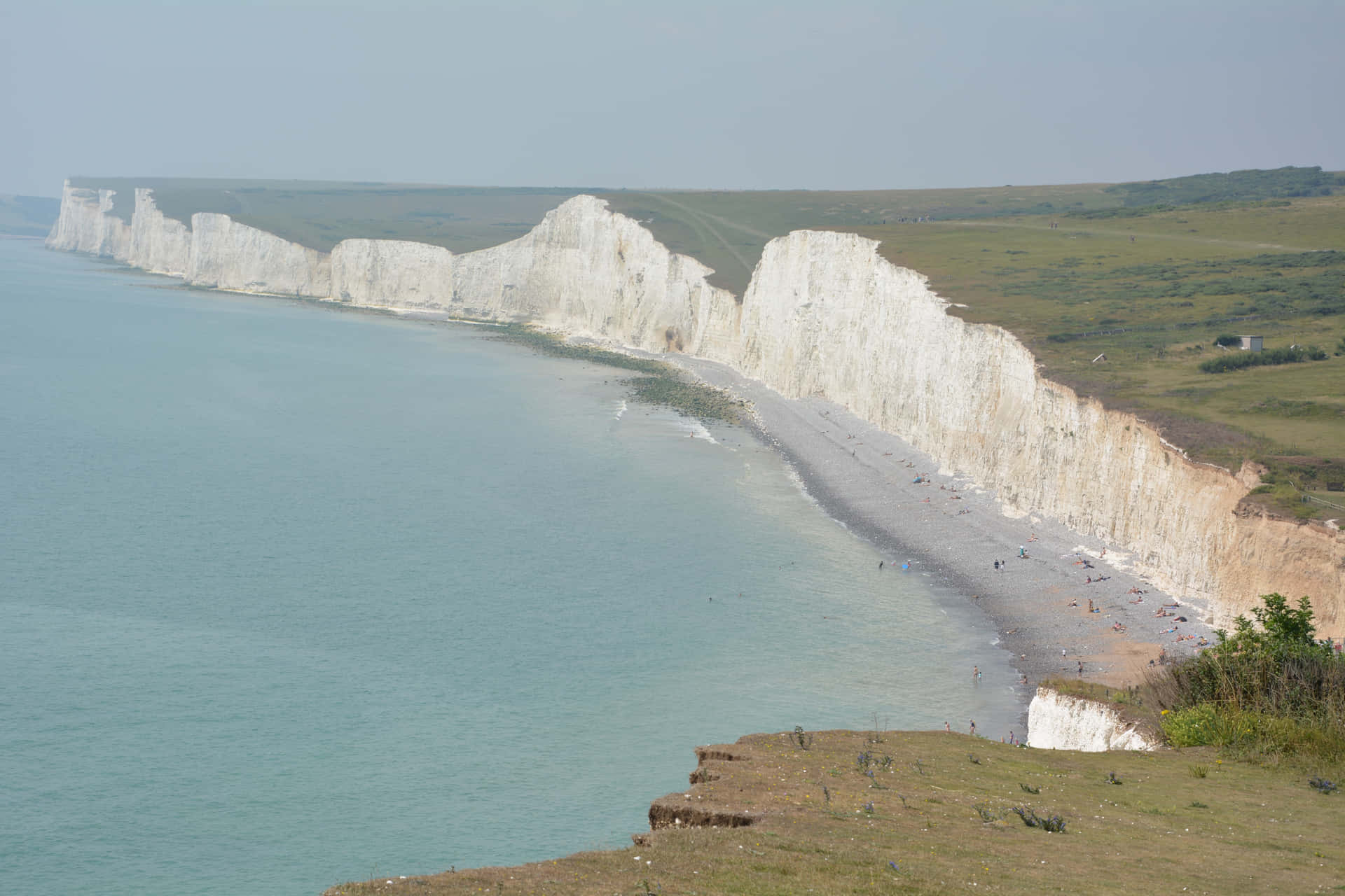 Panoramic View Of White Cliffs Of Dover Picture