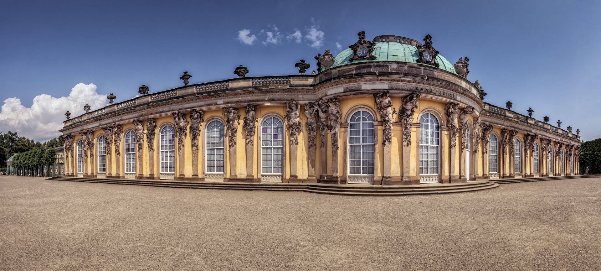 Panoramic View Sanssouci Palace Potsdam Picture