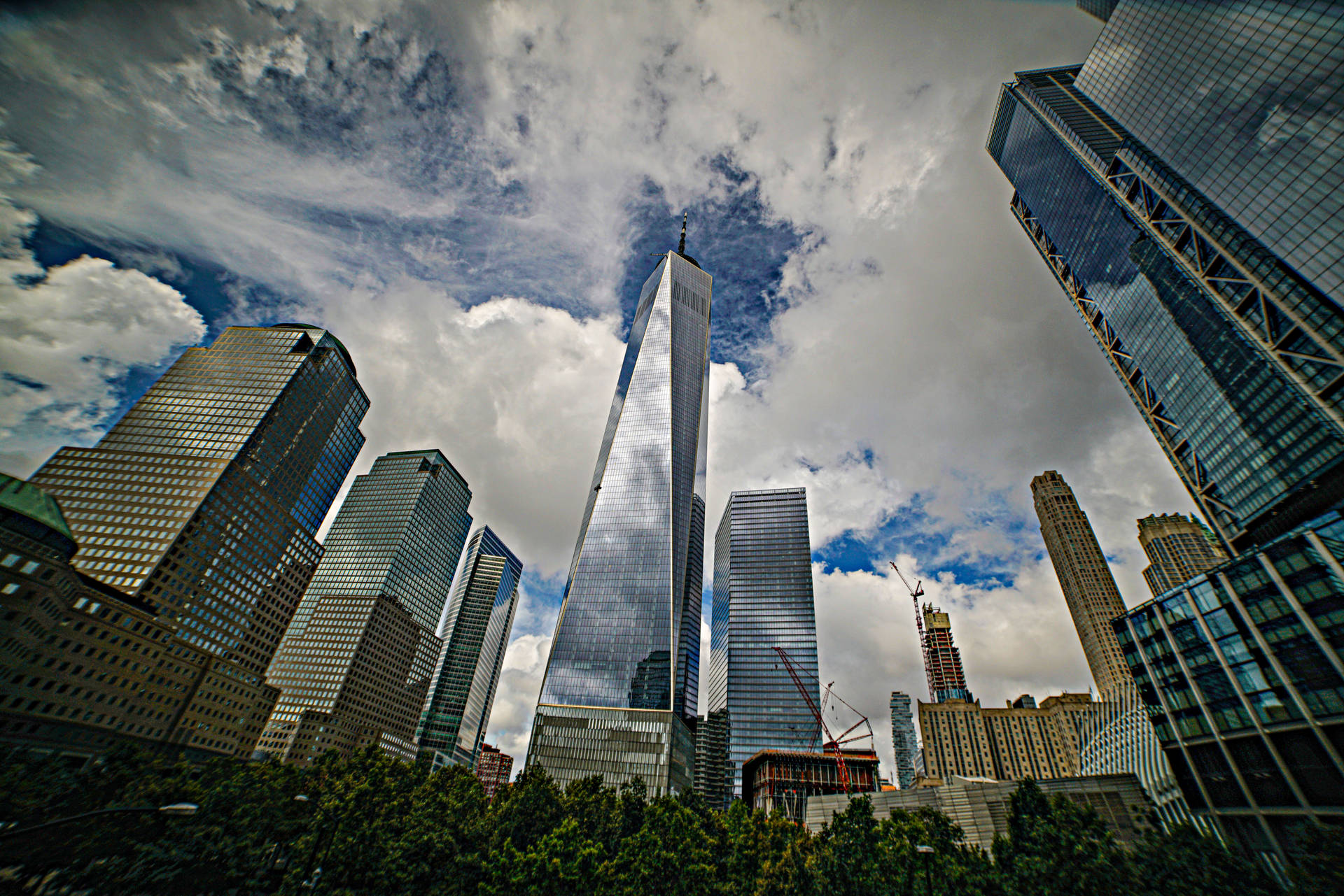 Panoramic World Trade Center Wallpaper