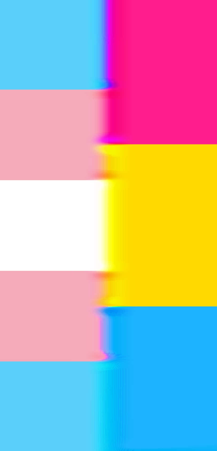 Transgenderflag Med Regnbuens Farver.