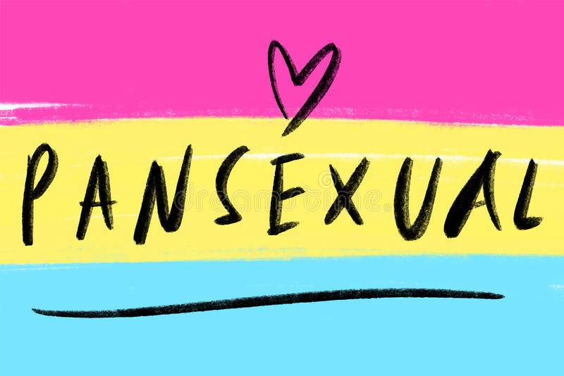 Pansexual Crayon Texture Wallpaper