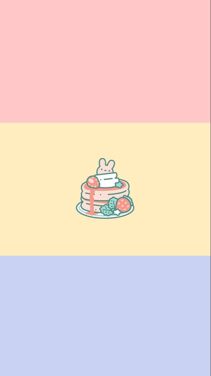 Pansexual Flag Pastel Pancake Wallpaper
