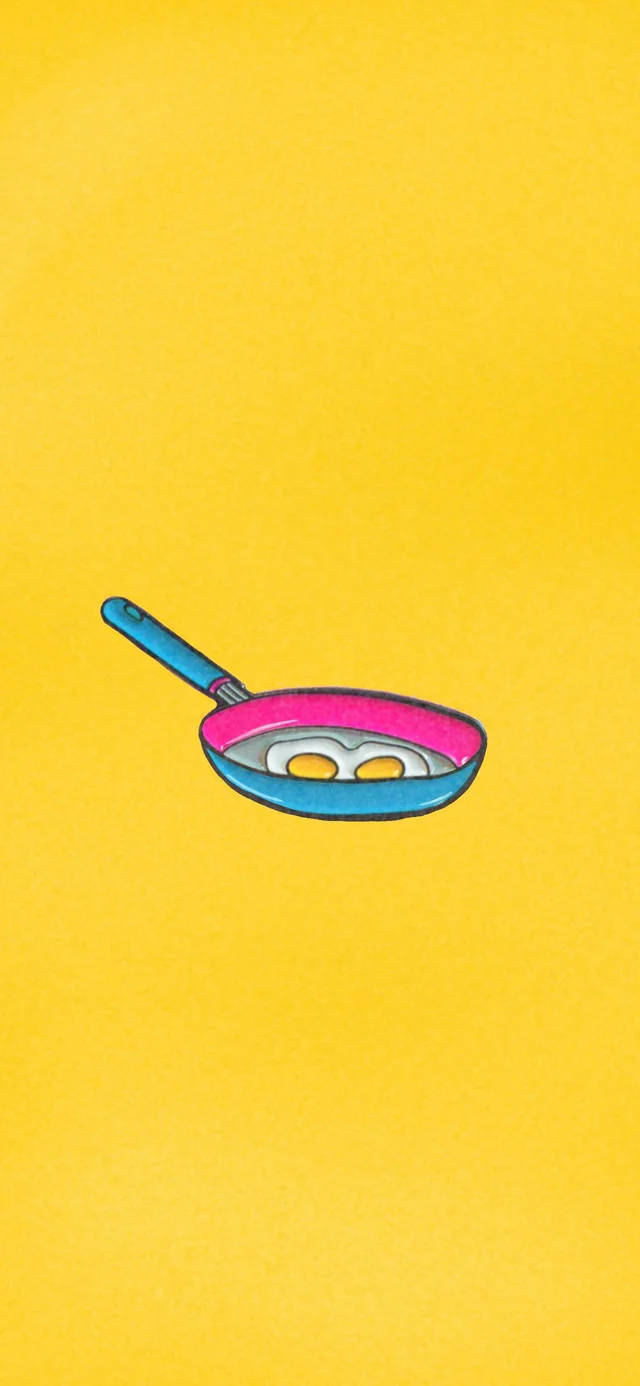 Pansexual Frying Pan And Eggs Wallpaper