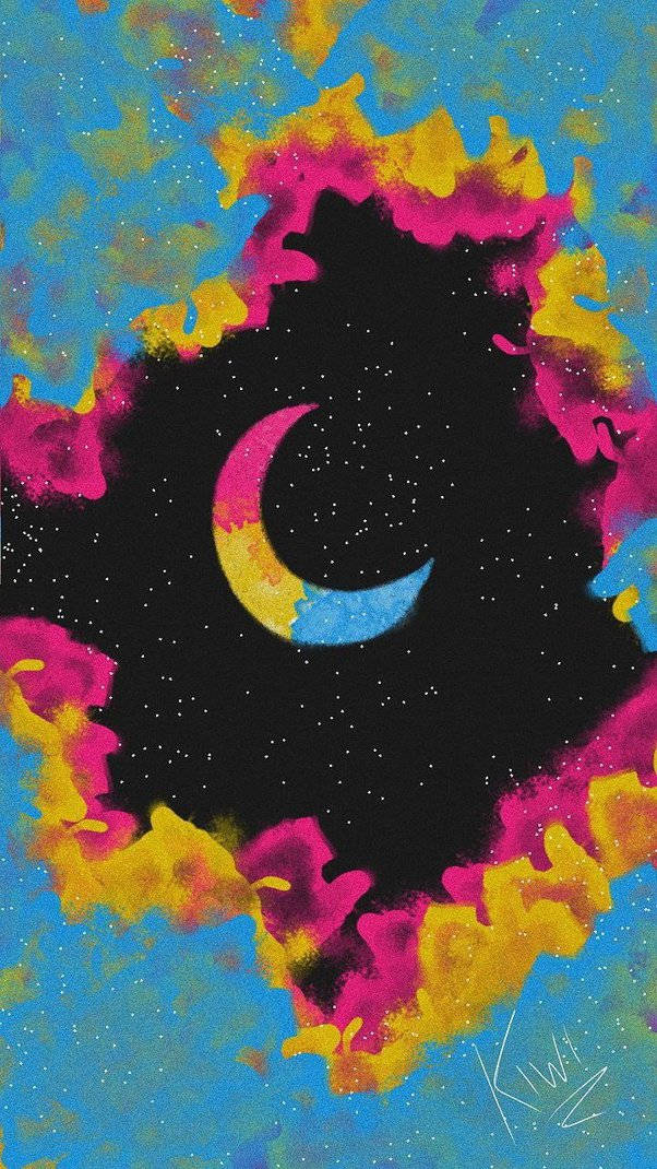Pansexual Galaxy Nebula Wallpaper