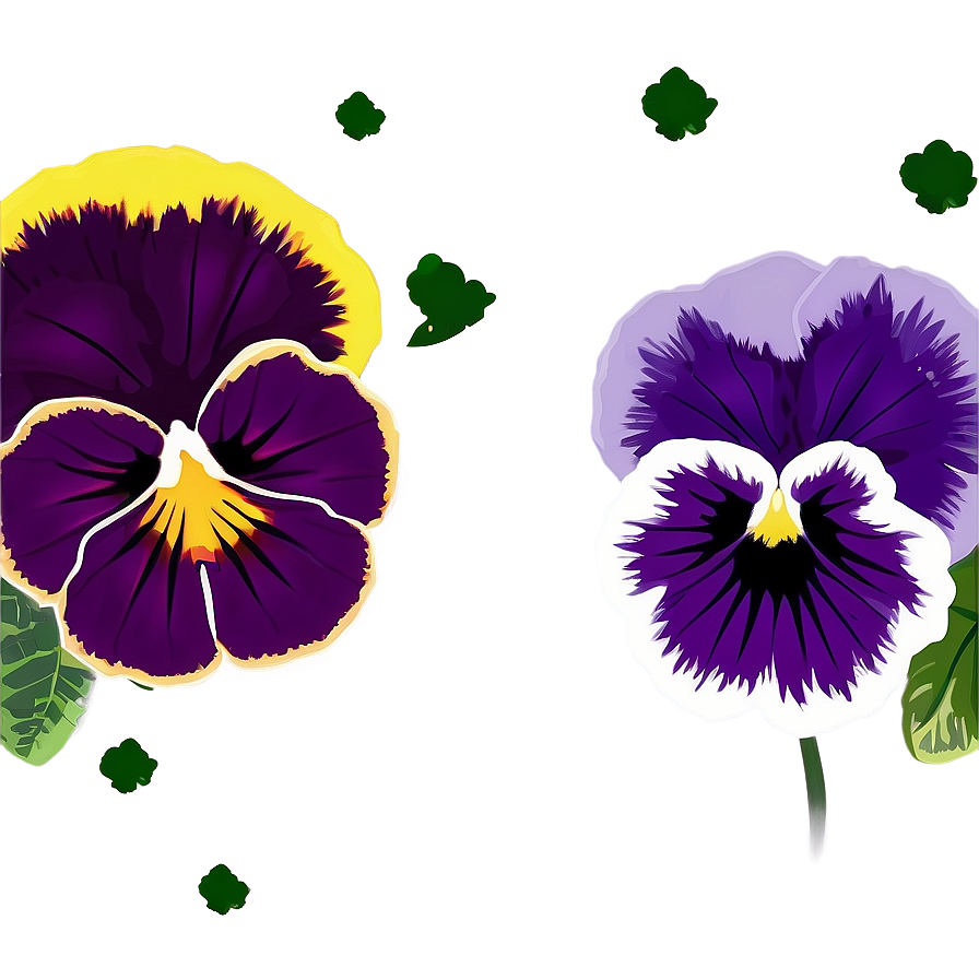 Pansy Clip Art Png 06232024 PNG