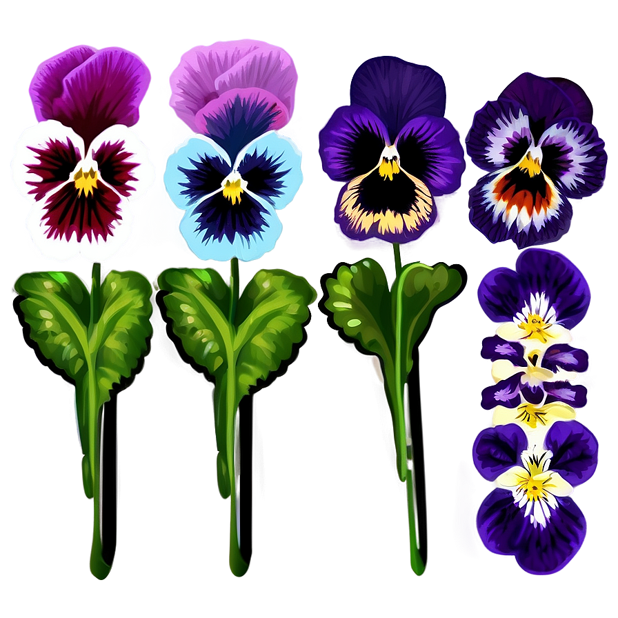 Pansy Clip Art Png Ojf PNG